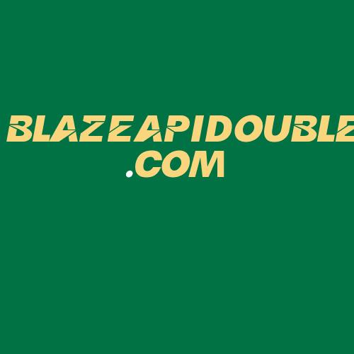 Logo da BLAZEAPIDOUBLE